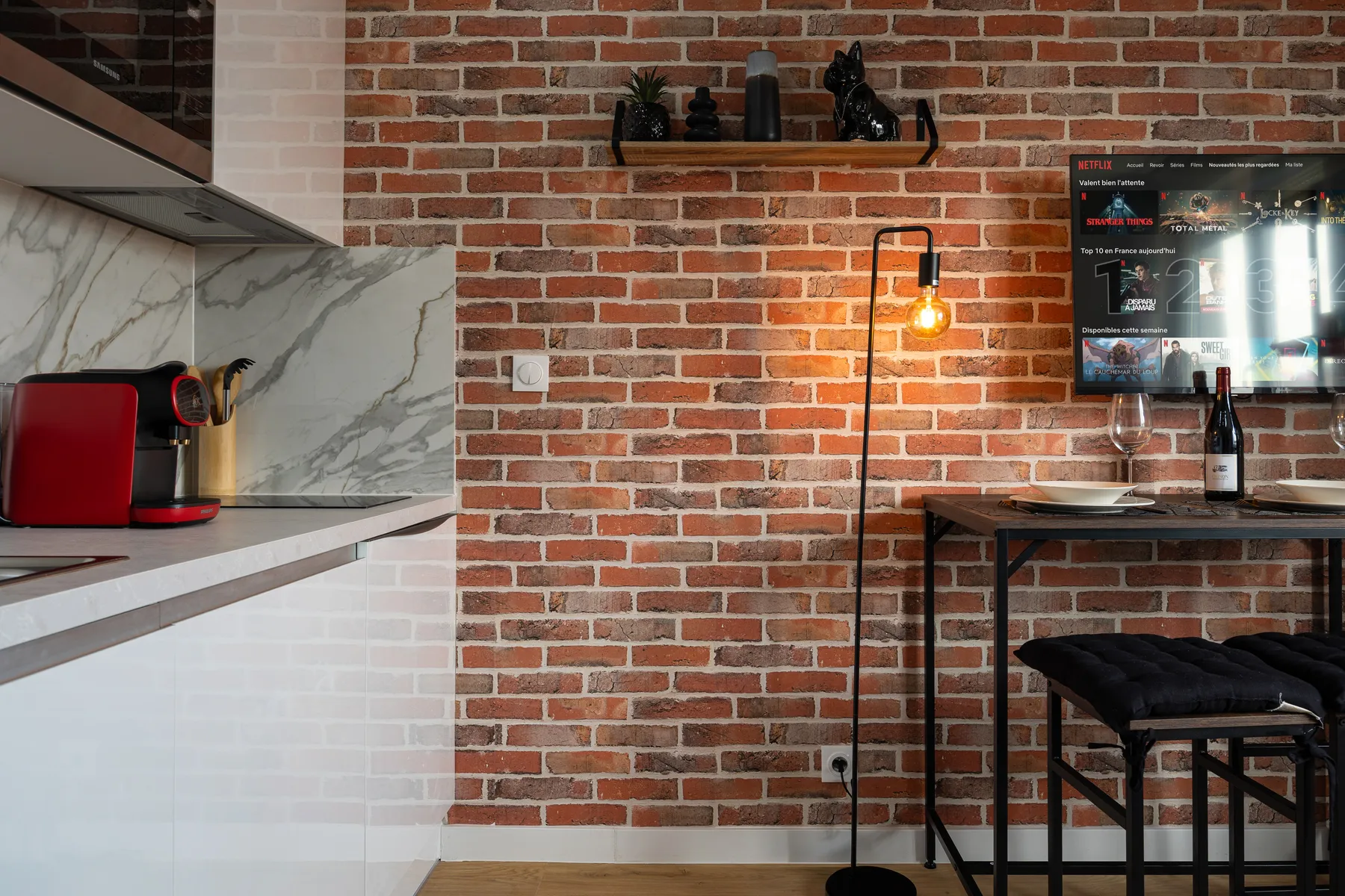Appartement Airbnb Chanzy au Mans après décoration par LD Interior Design - vue 7
