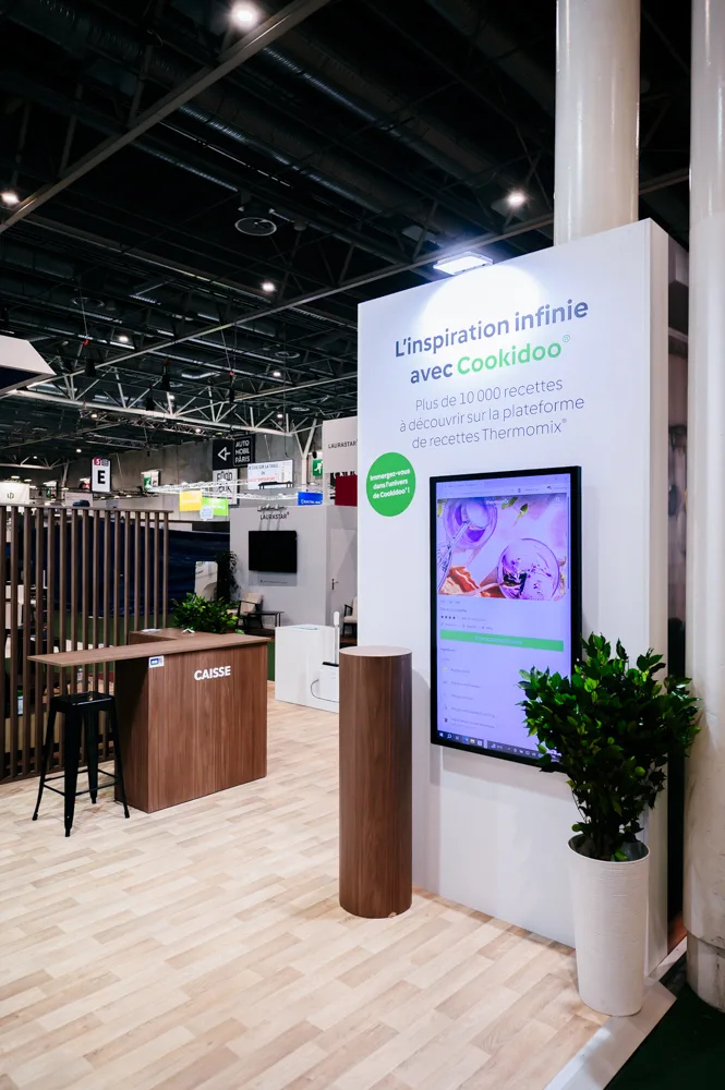 Stand Vorwerk Kobold et Thermomix réalisé à la Foire de Paris par LD Interior Design - vue 5