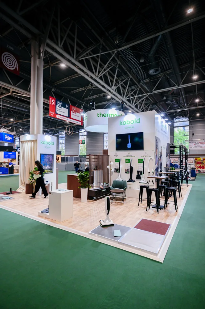 Stand Vorwerk Kobold et Thermomix réalisé à la Foire de Paris par LD Interior Design - vue 6